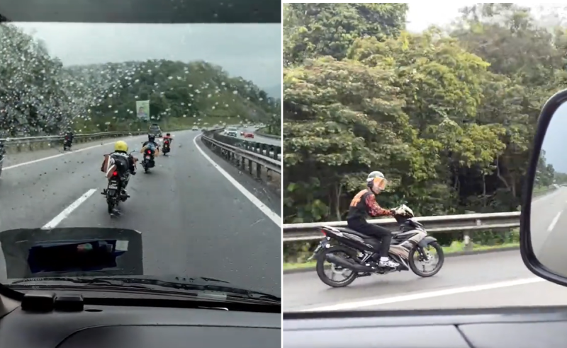 Mat Rempit ‘Supermen’ block ambulance responding to emergency along North-South Highway