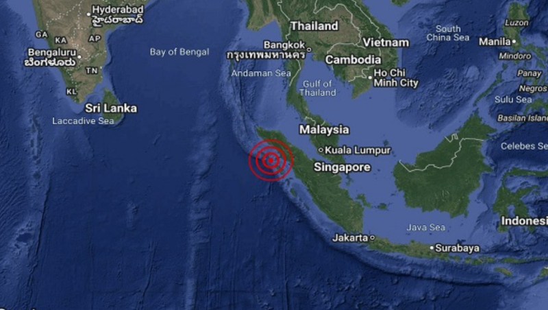 Magnitude 5.5 earthquake strikes northern Sumatera, no tsunami threat to Malaysia