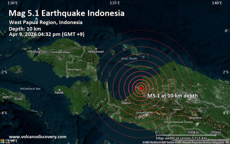 Minor earthquake strikes eastern Indonesia, damages homes and injures residents