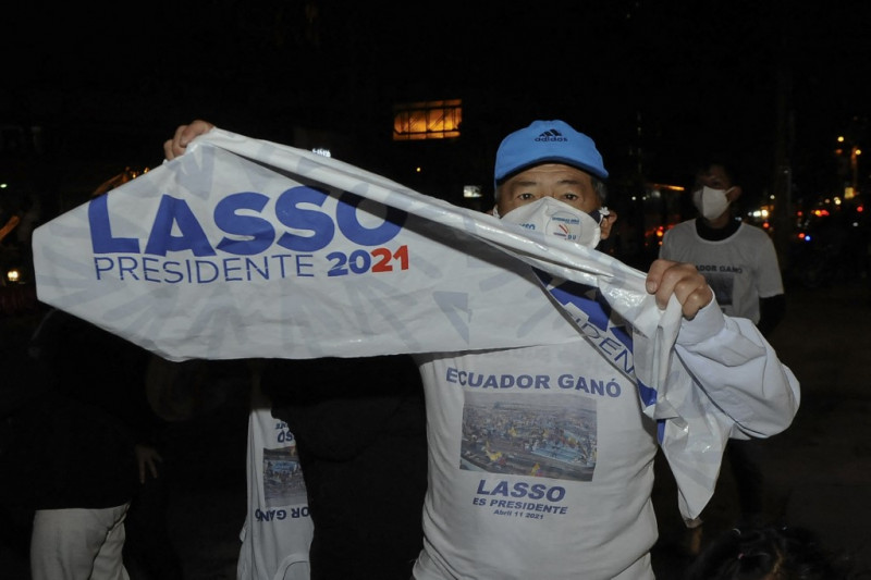 Lasso leads with over half of votes for Ecuador presidential polls counted