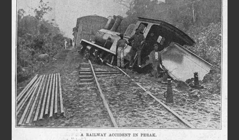 Over a century ago, a male elephant attacked a steam train after its calf was killed