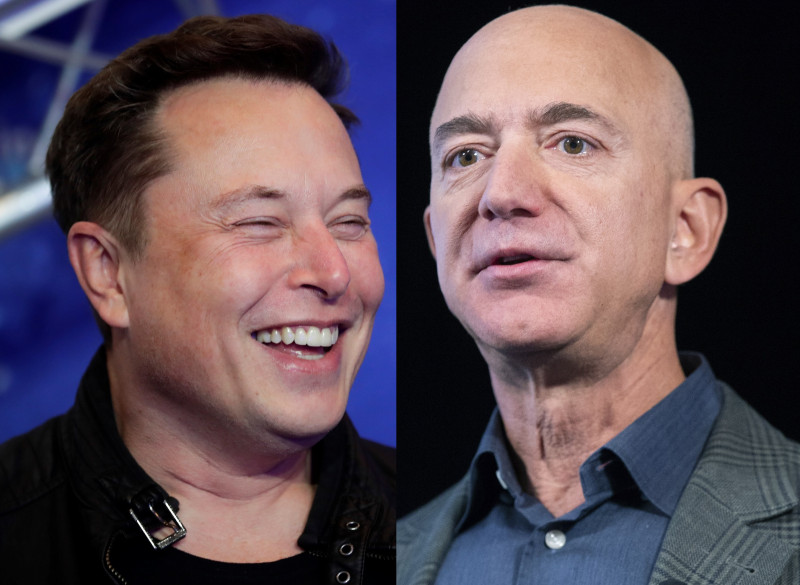 Egos clash in Musk-Bezos space race
