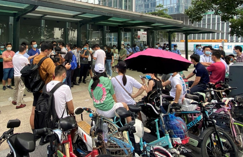 As China Evergrande’s debt crisis deepens, unpaid small business owners speak of despair
