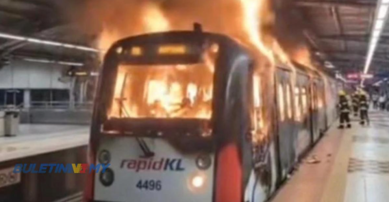 Viral video of burning LRT carriage is fake – Prasarana