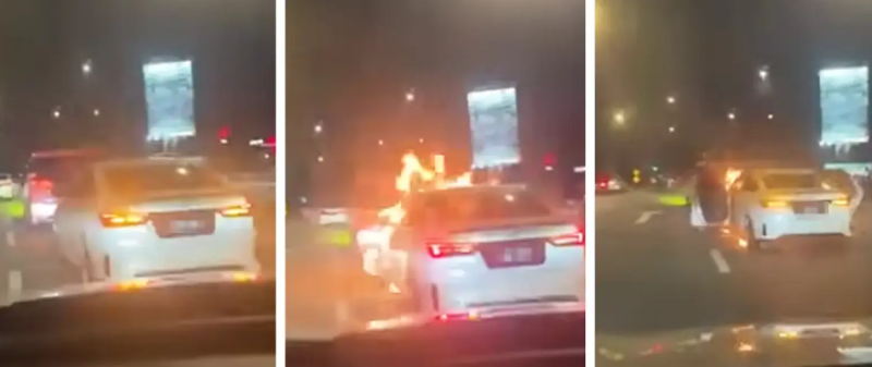 Man charged with setting wife's car ablaze during spat