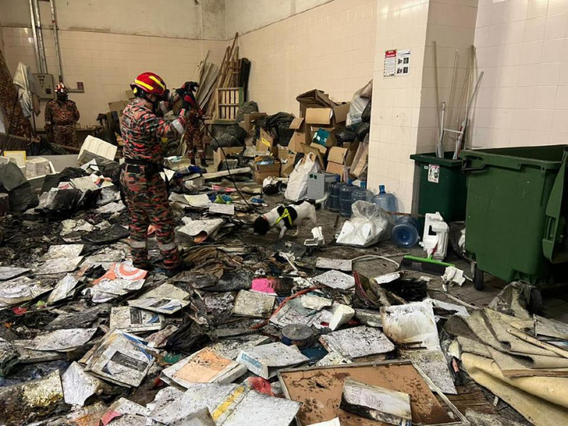 MoF confirms fire in rubbish room, awaits official report