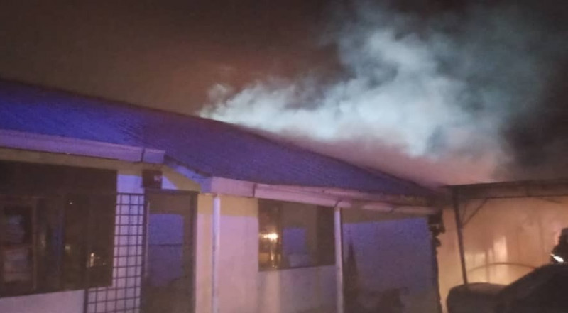 Early morning fire hits Seberang Prai traffic police building