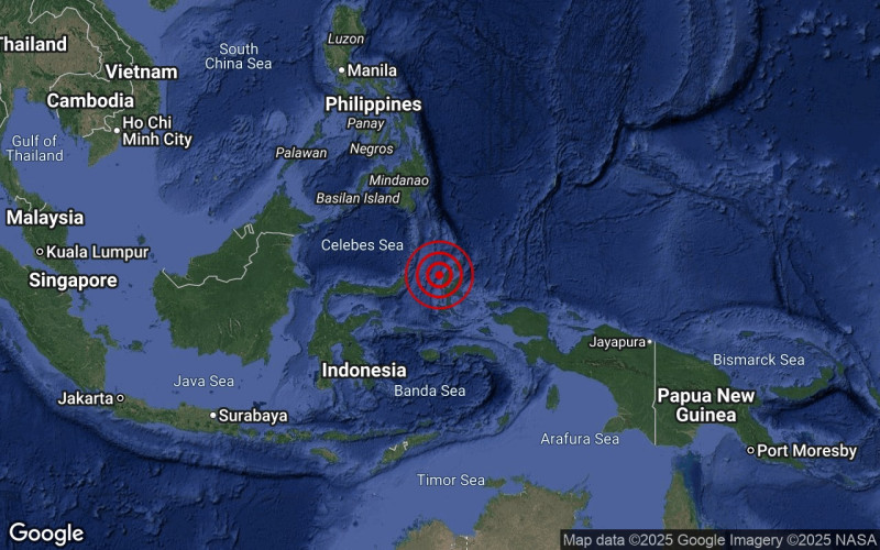 Halmahera earthquake in Indonesia today poses no tsunami threat to Malaysia