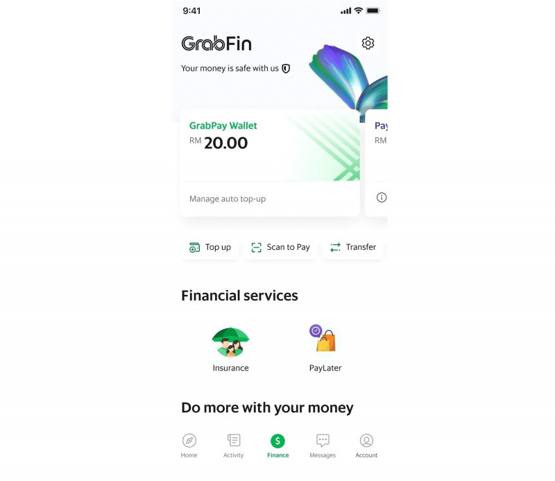 New GrabFin feature to offer everyday financial services