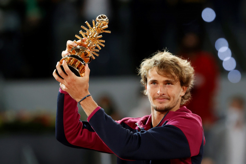 Zverev clinches second Madrid Open title