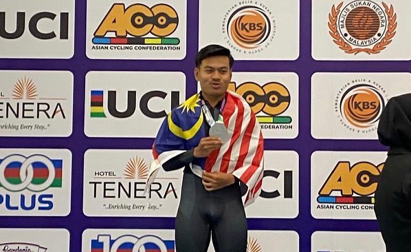 Asian Cycling C’ships: Hafiq rebounds from defeat, finishes with silver