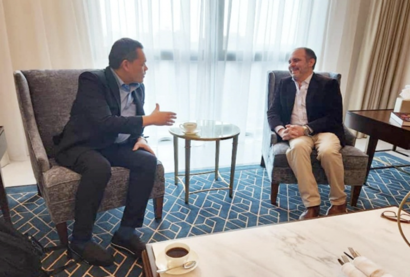 Hamidin meets Jordan FA president to boost bilateral football ties