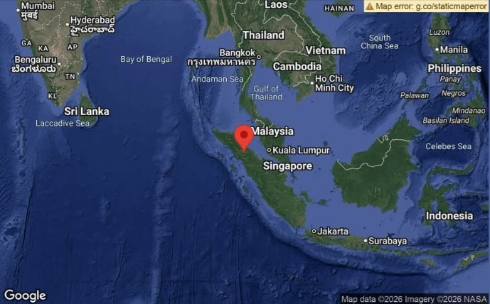 6.9 Sumatra earthquake felt in Penang, no damage reported