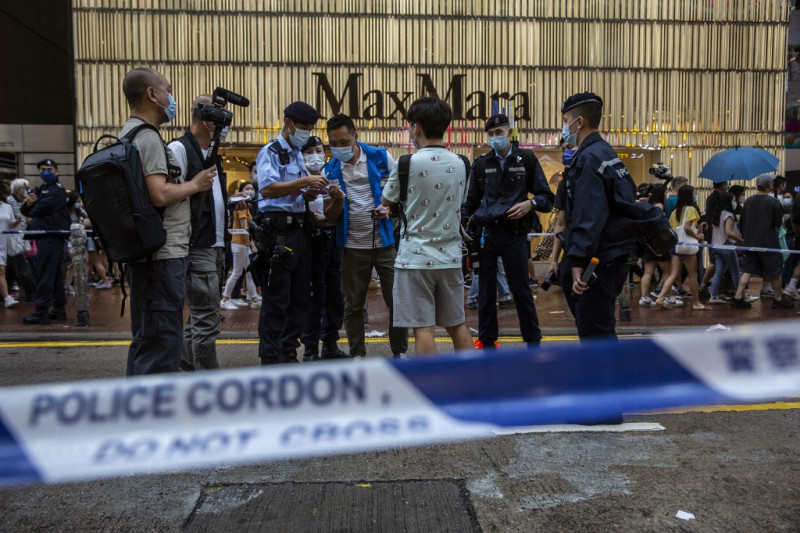 Hong Kong police chief blames media for public hostility, calls for fake news law