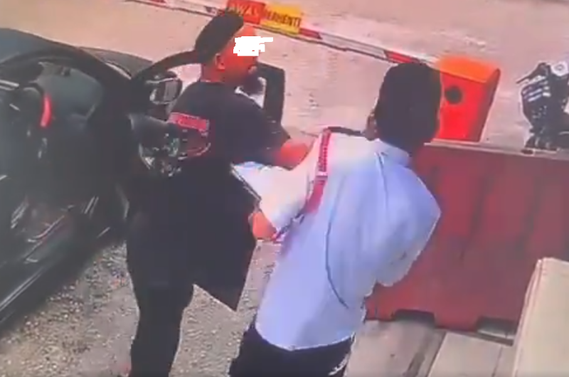 Another slapping incident – this time involving a security guard