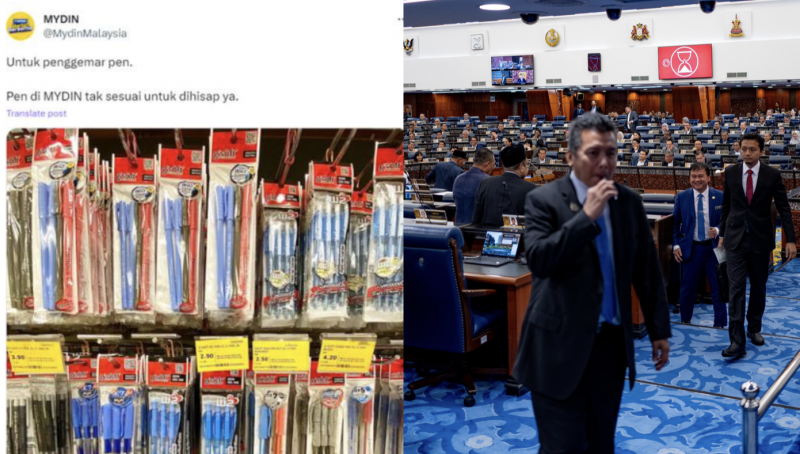Our pens not for smoking: Mydin jibes at Perikatan MP vape fiasco