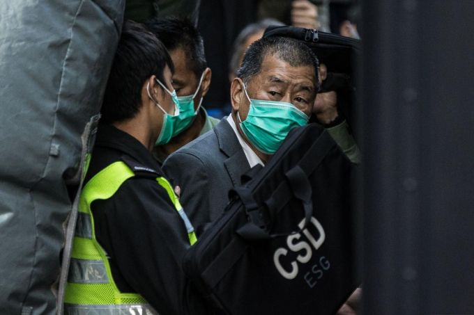 Jimmy Lai among 5 HK democracy activists jailed