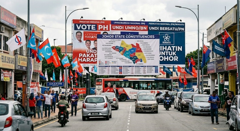 Ten Johor “hotseat” constituencies set for fierce multi-cornered battles 