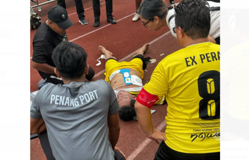 Ayer Kuning assemblyman collapses, dies during football match