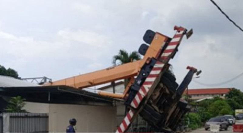 Resident injured after crane topples onto nursing home