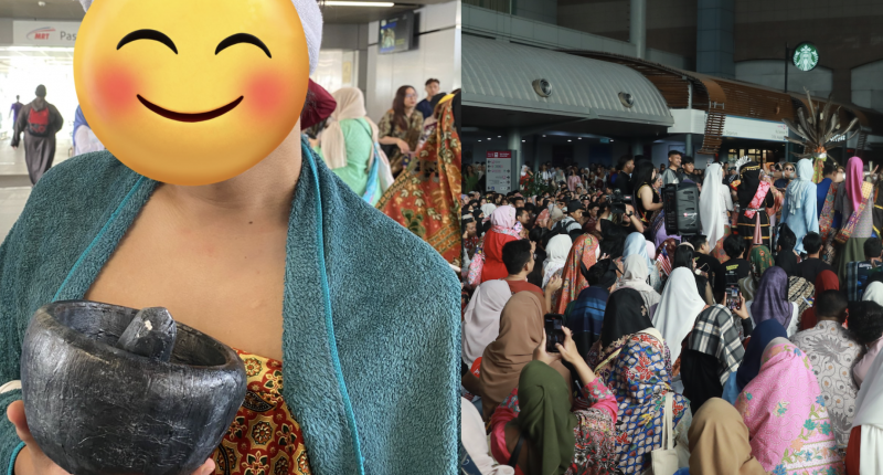 Bring it on: man puts ‘twist’ on Keretapi Sarong with just batik wrap