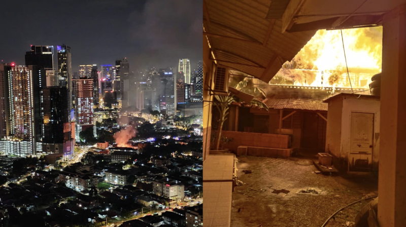 Blaze engulfs five Kg Baru homes