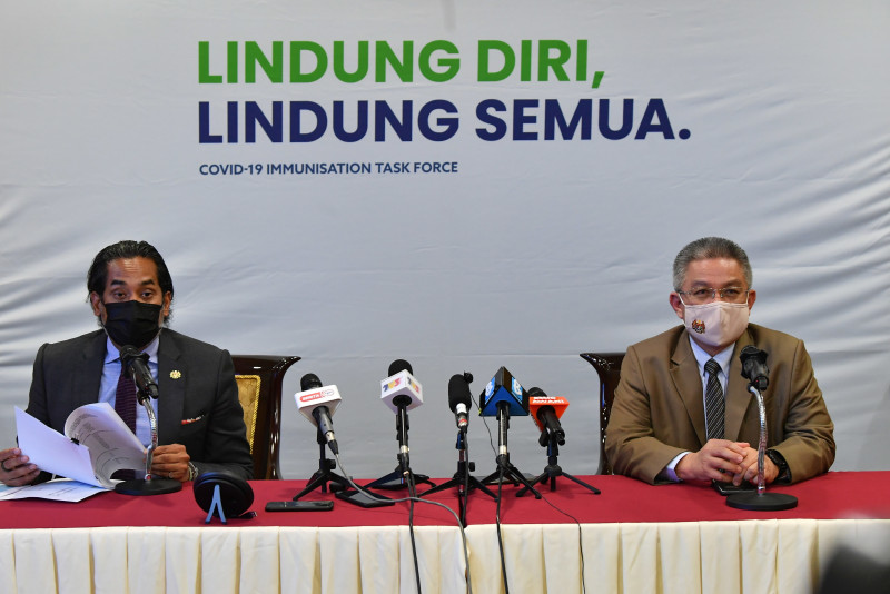 Adham, KJ to hold presser tomorrow, as AstraZeneca shot bookings swooped up