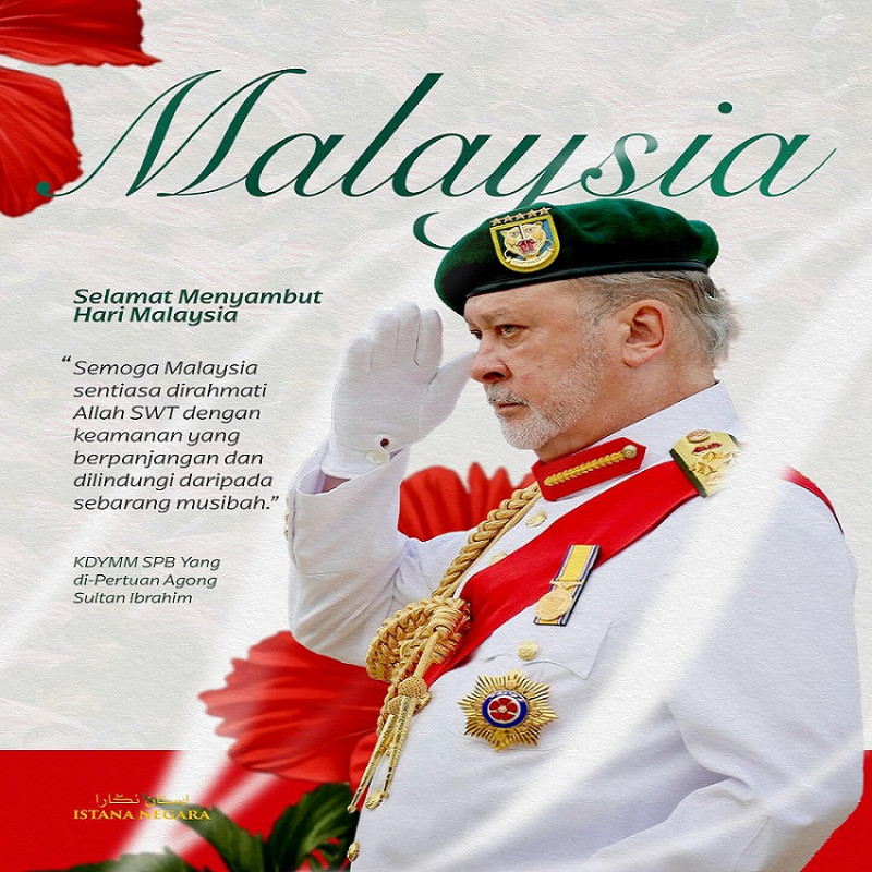 King, Queen extend Malaysia Day greetings