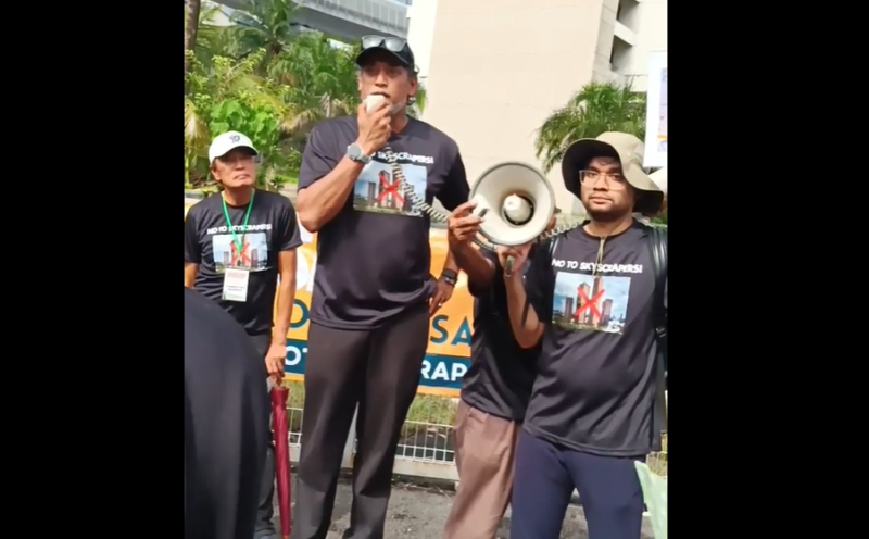 Bukit Damansara residents hold peaceful protest against 'mega towers'