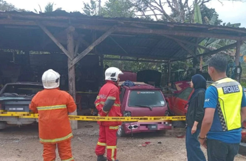 Car air conditioner suddenly explodes, mechanic loses leg