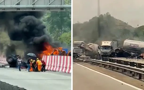 Three killed in tragic multi-vehicle collision as drug-positive lorry driver remanded