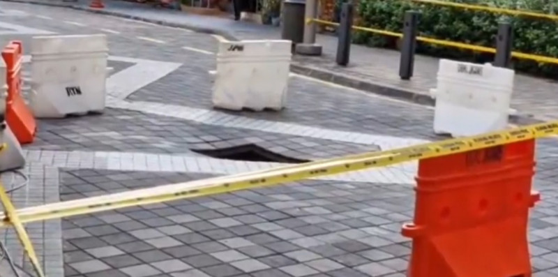 2nd sinkhole appears near location of first incident 
