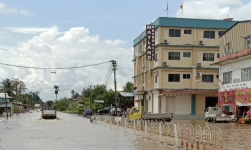 Marudi folk forced to usher in CNY with deluge 