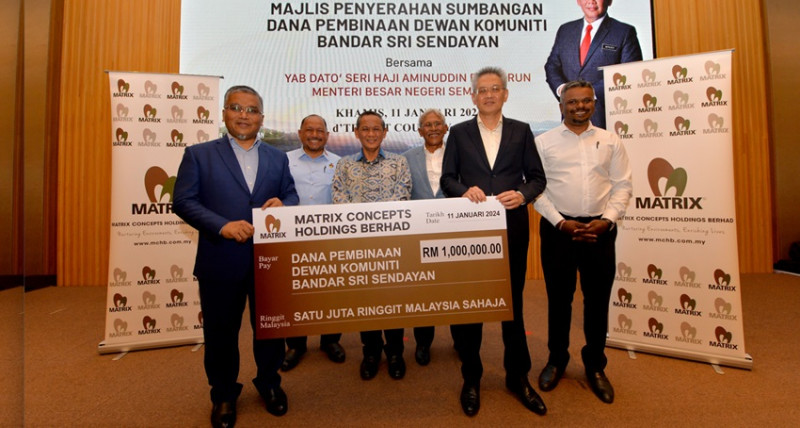 Developer donates RM1 million for new community hall 