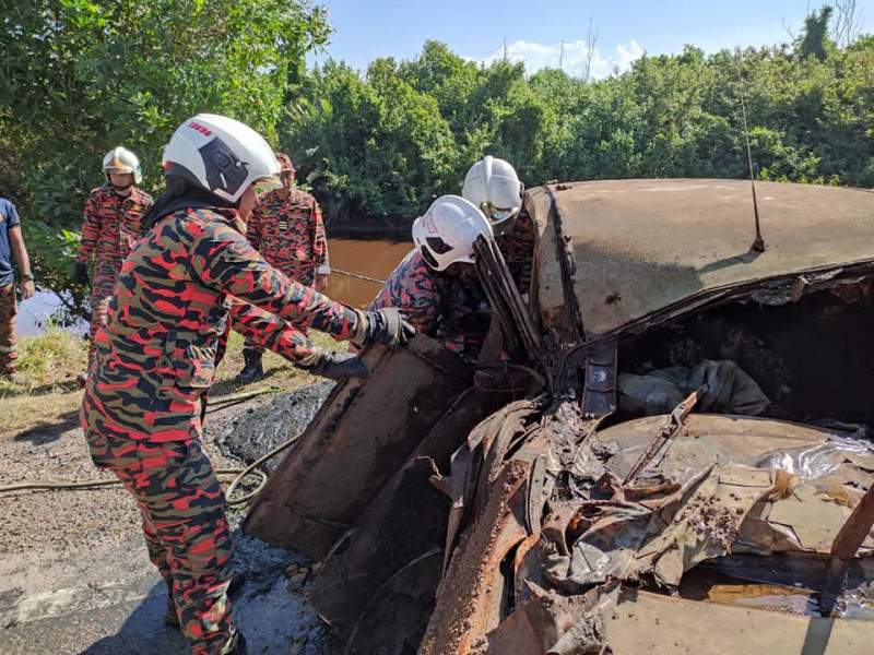 Remains found in sunken car linked to missing person case 10 months ago: police