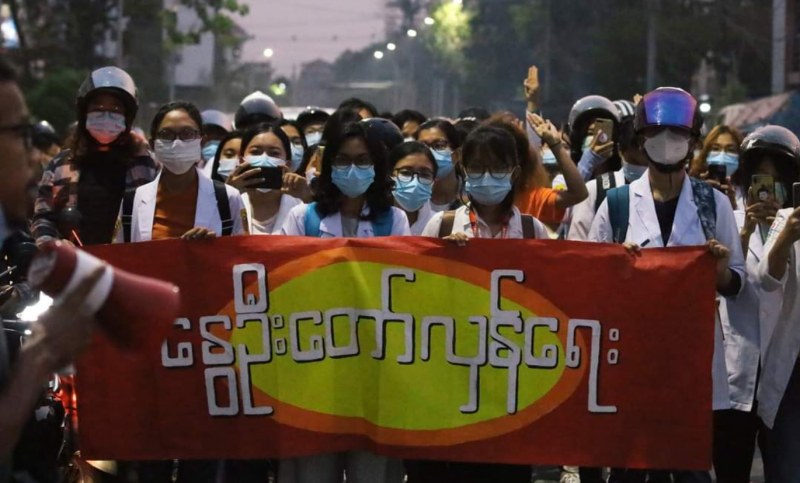 ‘Silent revolution’: Myanmar workers strike to force junta’s hand