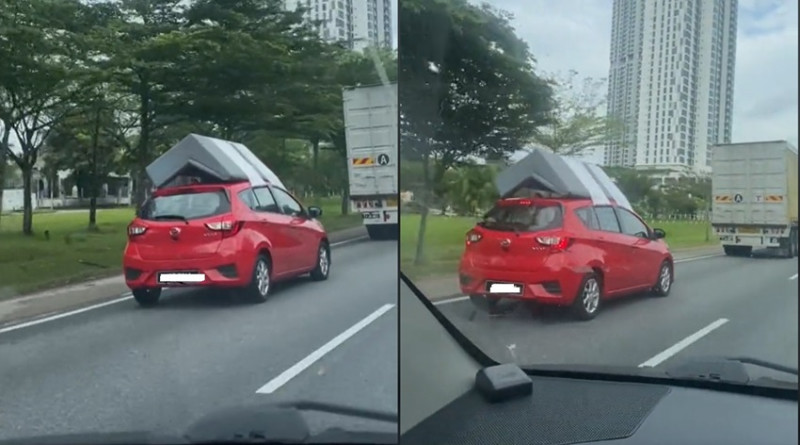 The Myvi goes viral again - this time for transporting a sofa on its roof