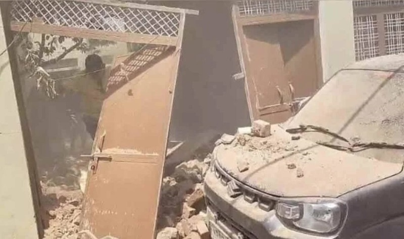 Indian Air Force plane accidentally drops tank on home; family escapes unhurt