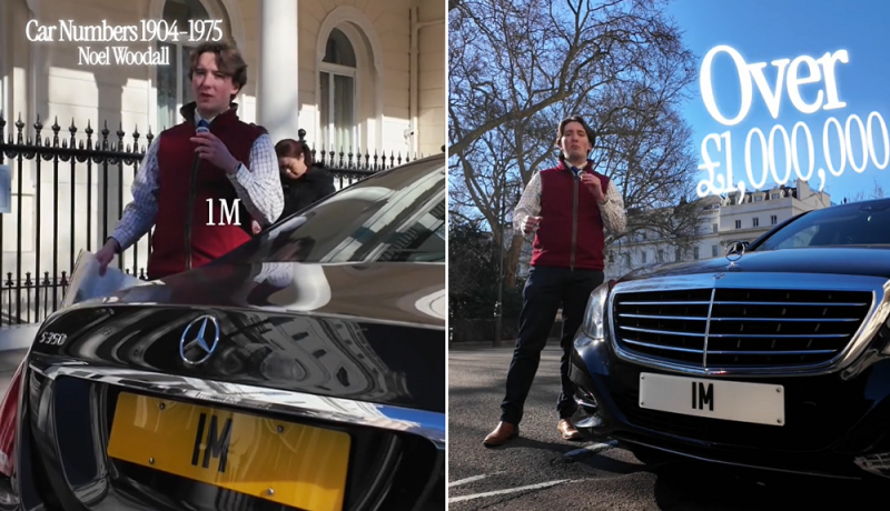 '1M' plate valued over RM5.7m belongs to M'sian embassy in UK