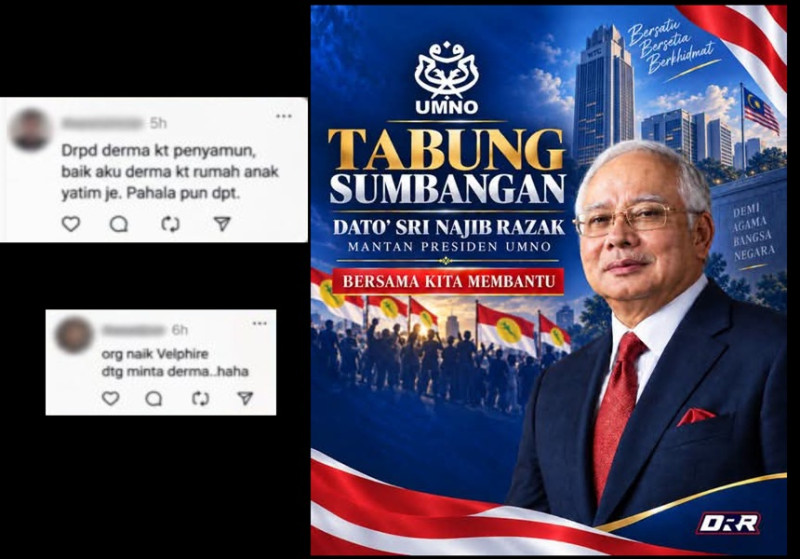 UMNO’s fundraiser for Najib draws sharp criticism on social media