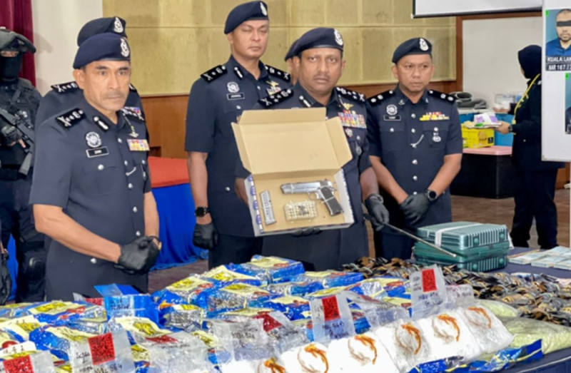 PDRM seizes drugs worth about RM21m, two syndicates busted