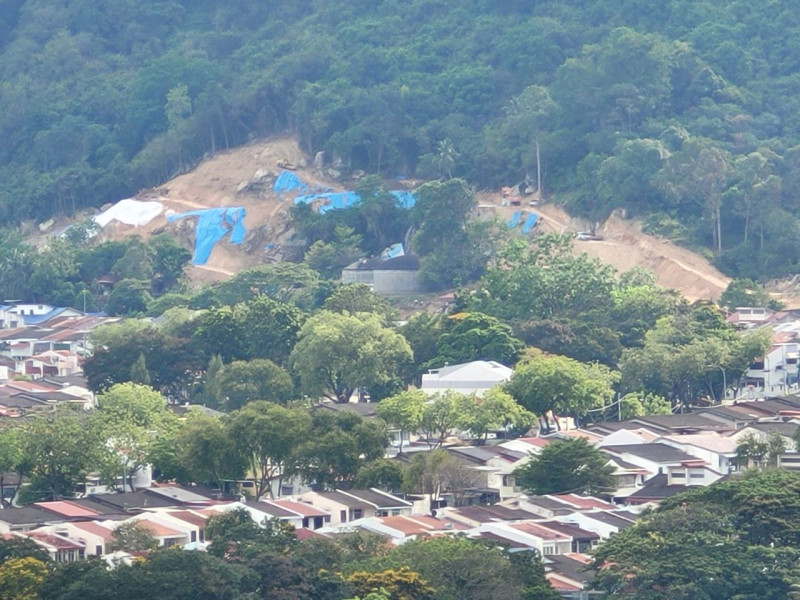 Penang residents, civil society raise alarm over large-scale hill-cutting