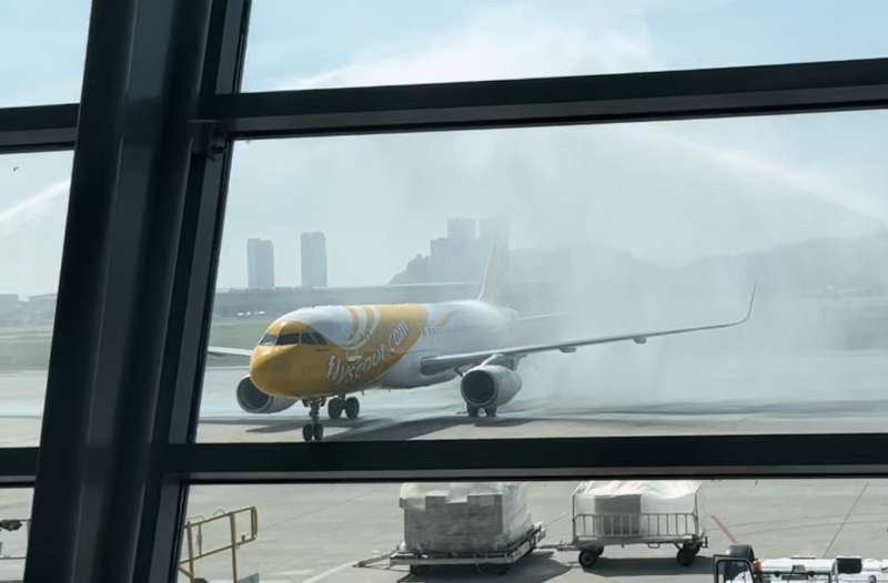 All cheers as Penang welcomes first international flight after two years