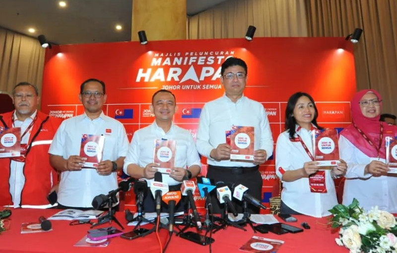 PH launches 'Johor For All' manifesto, focuses on jobs, housing and people's well-being