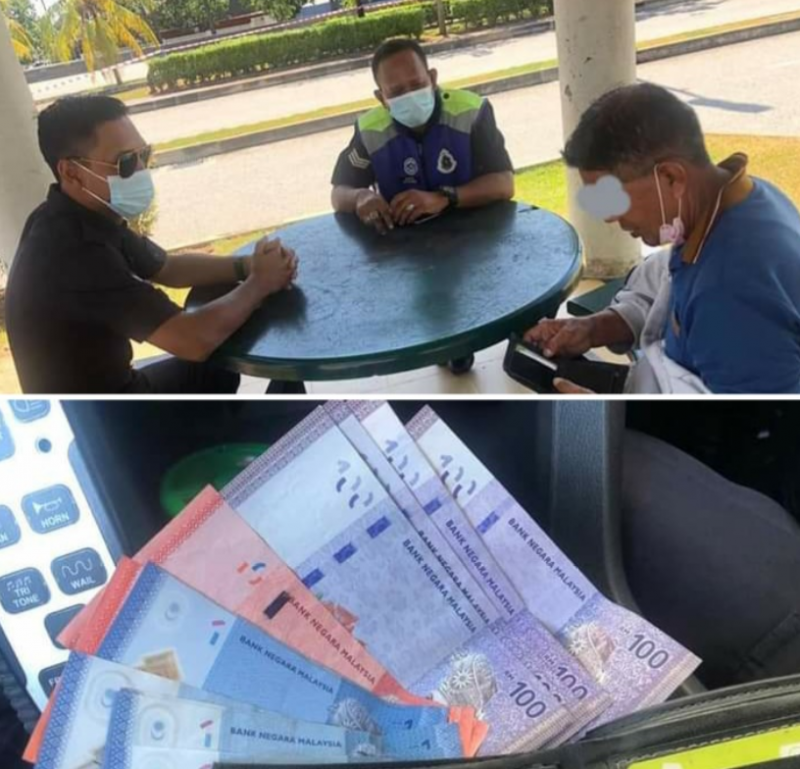 2 Penang cops praised for returning cash-filled wallet to owner