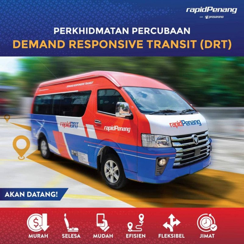 Penang to introduce e-hailing van service to ease traffic congestion 