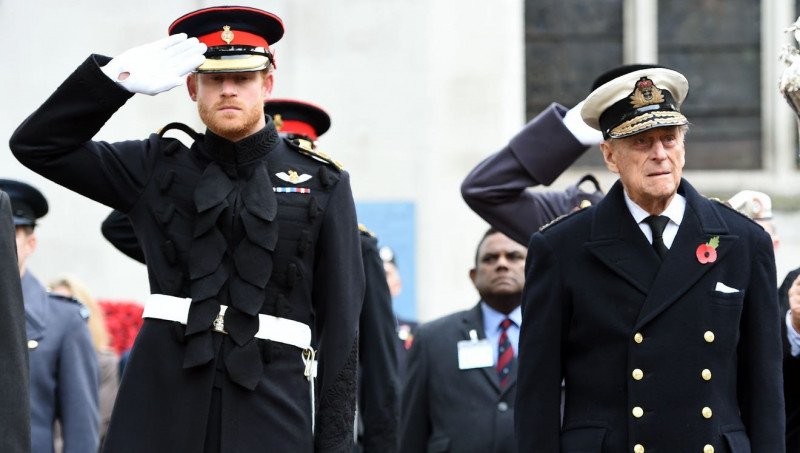 Harry but no Meghan at pared-back funeral for Prince Philip