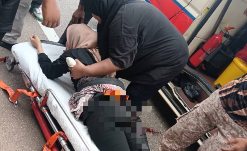 Teenager injured, believed to have been slashed by sharp object while on motorcycle