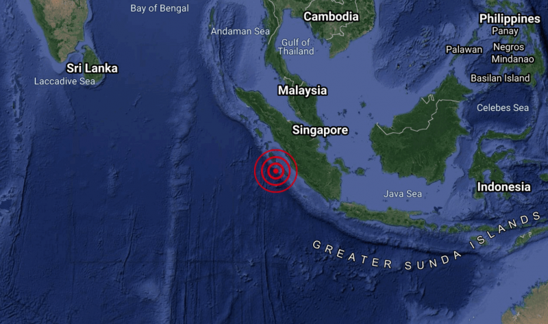 5.9-magnitude quake strikes Sumatra