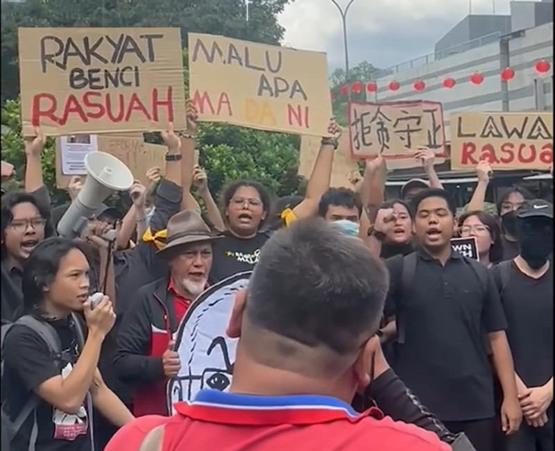 ‘Himpunan Rakyat Benci Rasuah’ rally kicks off in Dataran Merdeka